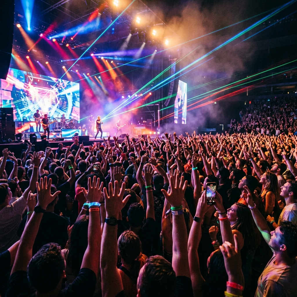 Live music concert photography