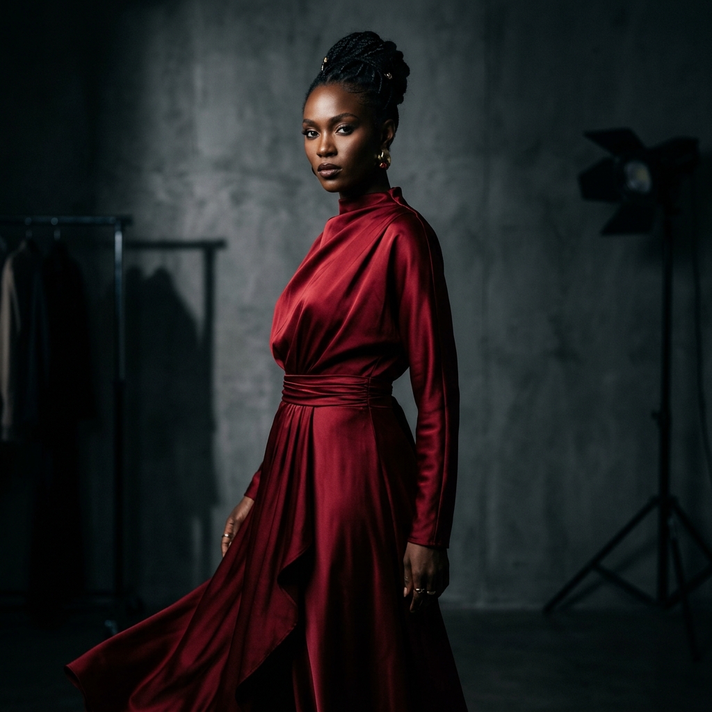 Fashion photoshoot model