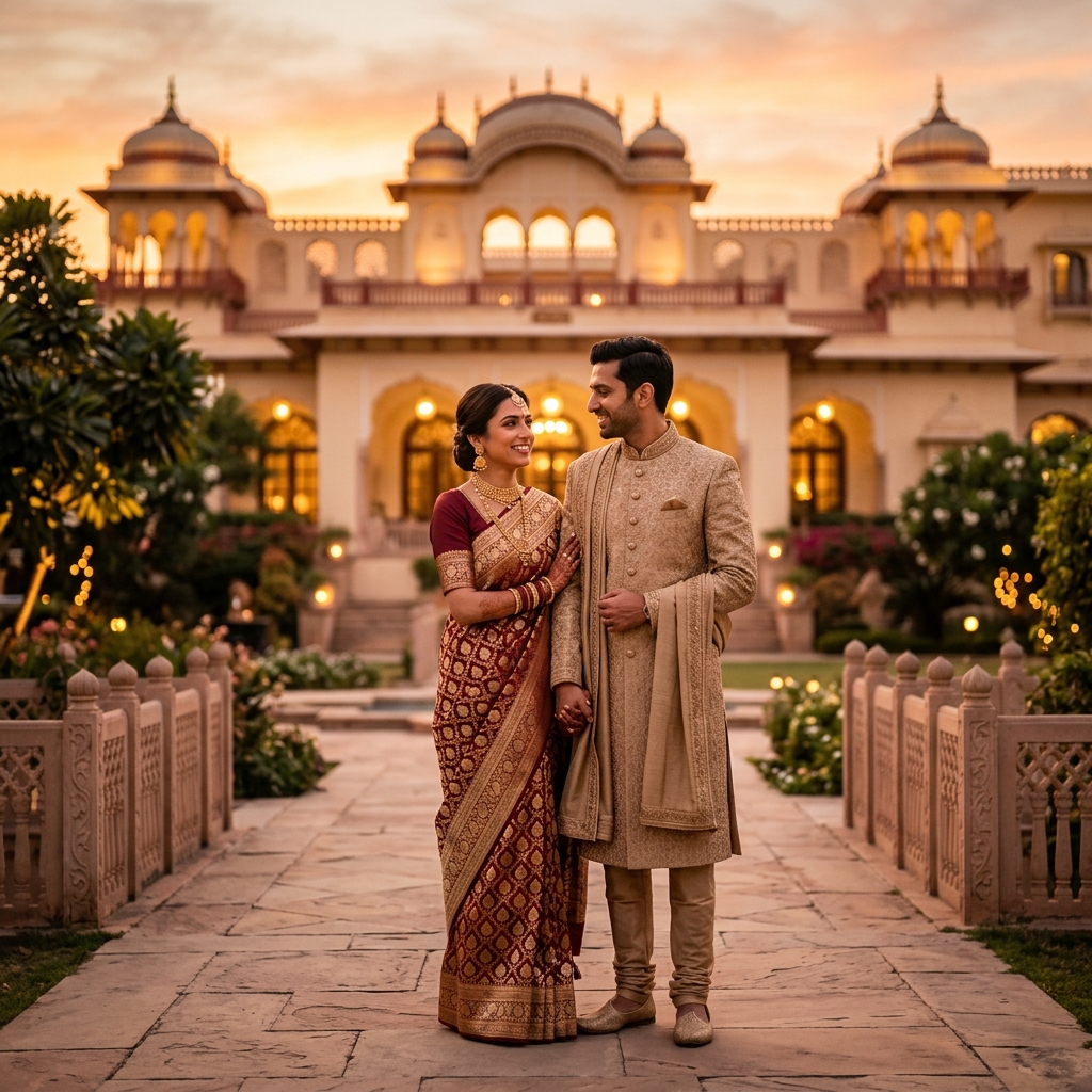 Indian pre-wedding shoot